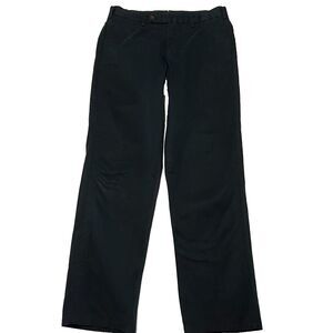 Sid Mashburn Men's Size 30 Chino Pants Black 100% Cotton Flat Front Casual